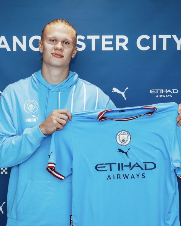 Contributed 121 goals and 20 assists in 142 games! Three years ago today, Manchester City signed Haaland for 60 million euros